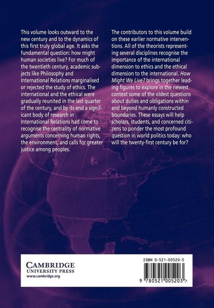 Produktbild: How Might We Live? Global Ethics in the New Century