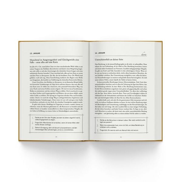 Produktbild: Jeden Tag einen Schritt. Limitierte Schmuckausgabe.