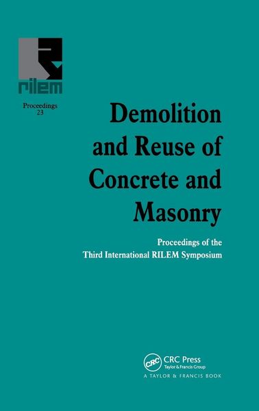 Produktbild: Demolition and Reuse of Concrete and Masonry