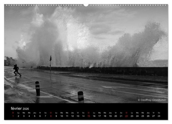 Produktbild: GRANDES MAR&Eacute;ES &Agrave; SAINT-MALO (Calendrier mural 2026 DIN A2 vertical) calendrier de bureau