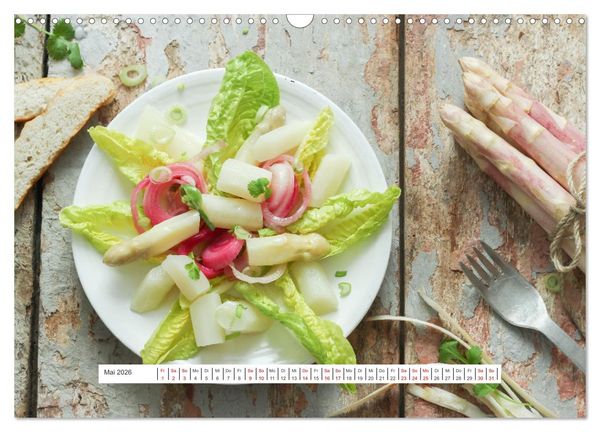 Produktbild: K&ouml;stlicher Spargel (Wandkalender 2026 DIN A3 quer), CALVENDO Monatskalender