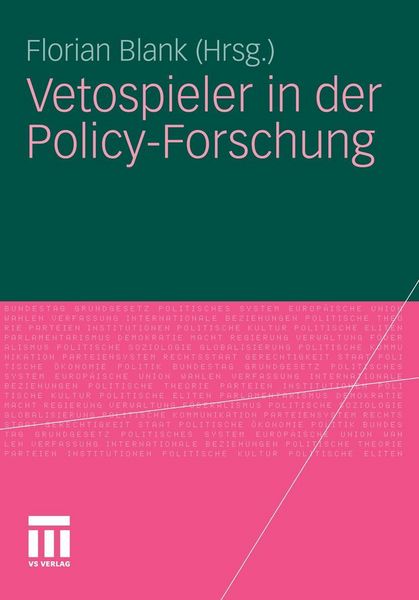 Produktbild: Vetospieler in der Policy-Forschung