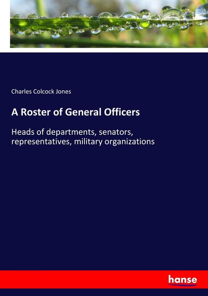 Produktbild: A Roster of General Officers