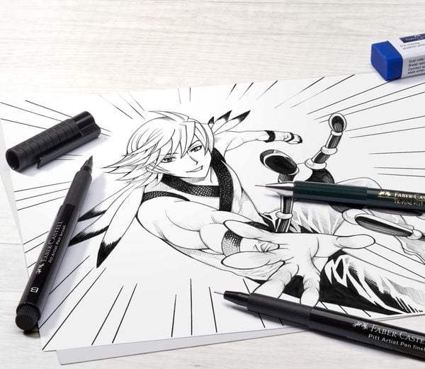 Faber-Castell Tuschestifte Pitt Artist Pens Manga Starter-Set