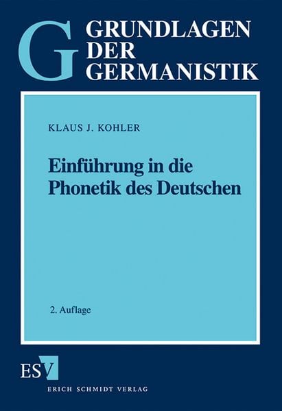 Produktbild: Einführung in die Phonetik des Deutschen