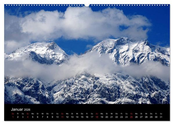 Produktbild: Berge, T&auml;ler & Seen (hochwertiger Premium Wandkalender 2026 DIN A2 quer), Kunstdruck in Hochglanz