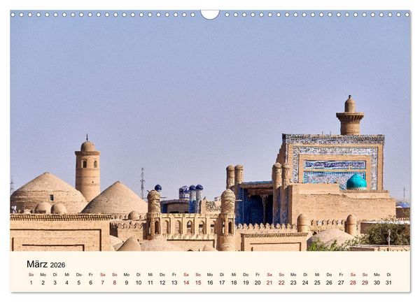 Produktbild: Zentralasien - Entlang der alten Seidenstra&szlig;e (Wandkalender 2026 DIN A3 quer), CALVENDO Monatskalender