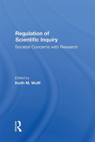 Produktbild: Regulation Of Scientific Inquiry