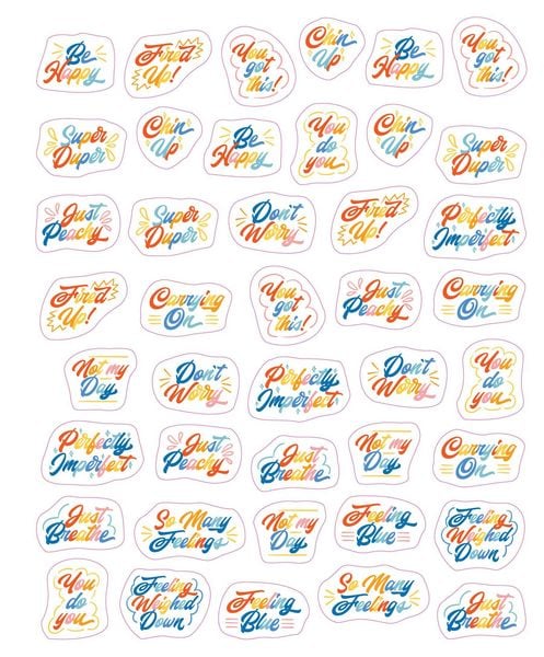 Produktbild: So. Many. Feelings Stickers.