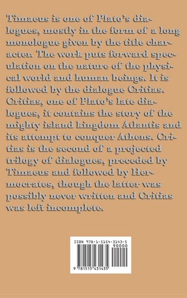 Produktbild: Timaeus and Critias
