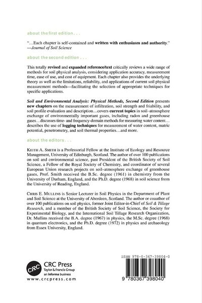 Produktbild: Soil and Environmental Analysis