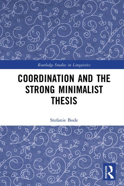 Produktbild: Coordination and the Strong Minimalist Thesis