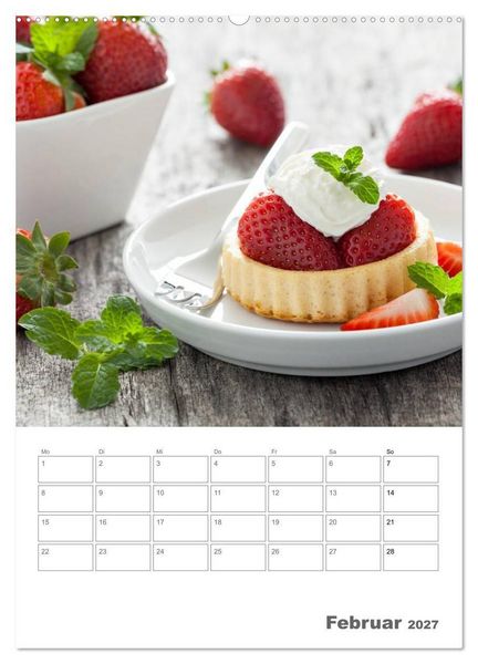 Produktbild: Herzhaft - S&uuml;&szlig; / Mein K&uuml;chenplaner (hochwertiger Premium Wandkalender 2027 DIN A2 hoch), Kunstdruck in Hochglanz