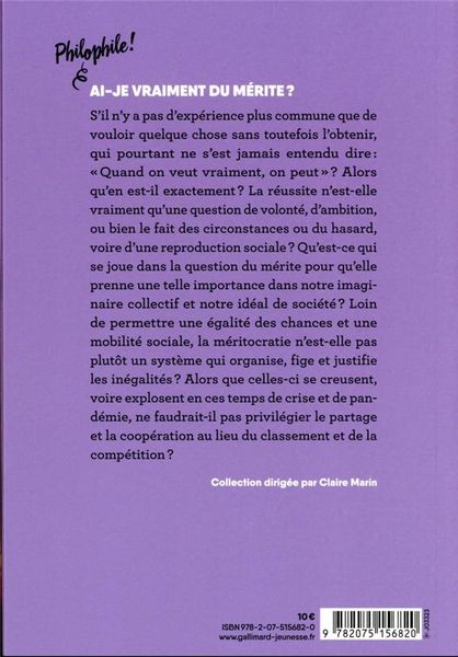 Produktbild: Ai-je vraiment du m&eacute;rite ?