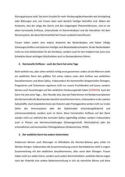 Produktbild: Frauen haben anders Darm