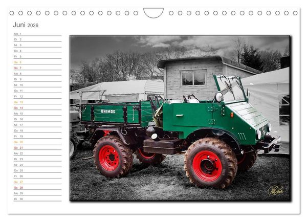 Produktbild: Oldtimer - nostalgische Trecker und Lastwagen (Wandkalender 2026 DIN A4 quer), CALVENDO Monatskalender