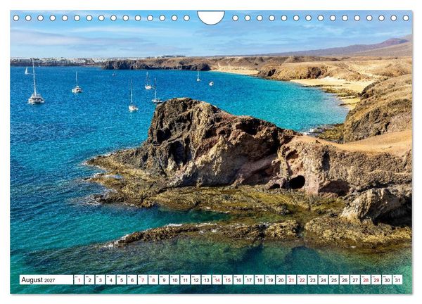 Produktbild: Lanzarote - Zwischen Asche und Atlantik (Wandkalender 2027 DIN A4 quer), CALVENDO Monatskalender