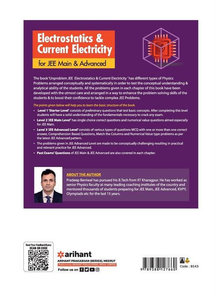 Produktbild: Unproblem JEE Electrostatics & Current Electricity JEE Mains & Advanced