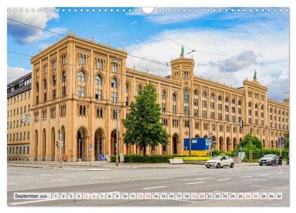 Produktbild: M&uuml;nchen Impressionen (Wandkalender 2026 DIN A3 quer), CALVENDO Monatskalender