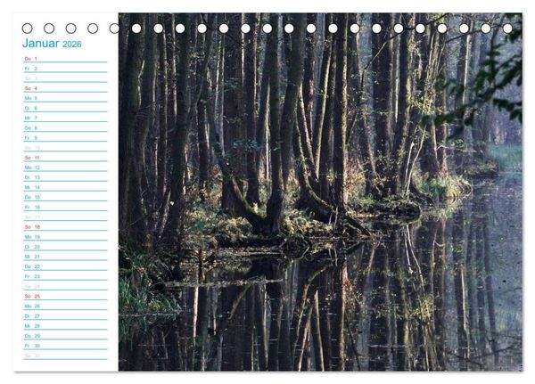 Produktbild: Wundersch&ouml;ner Spreewald (Tischkalender 2026 DIN A5 quer), CALVENDO Monatskalender