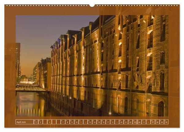 Produktbild: Hamburg, die Weltstadt im Norden von Deutschland (hochwertiger Premium Wandkalender 2026 DIN A2 quer), Kunstdruck in Hochglanz