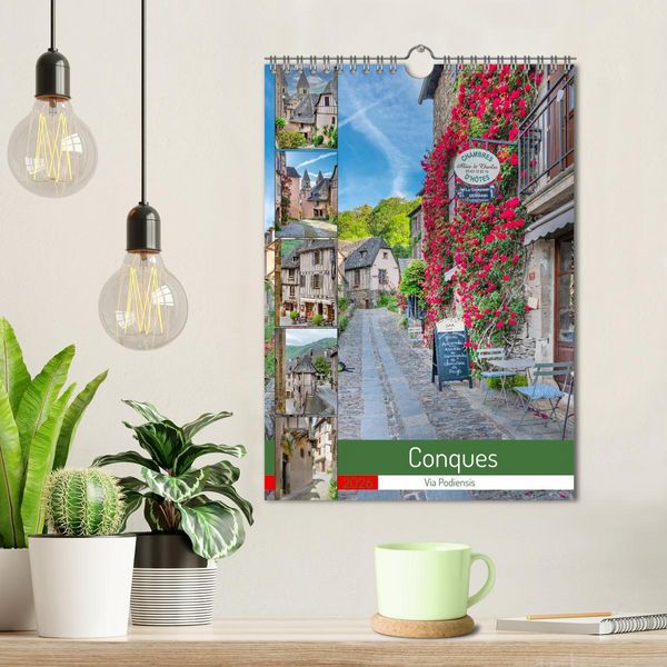 Produktbild: Conques - Via Podiensis (Wandkalender 2026 DIN A4 hoch), CALVENDO Monatskalender
