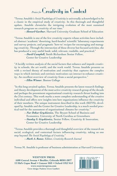 Produktbild: Creativity In Context