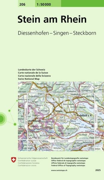 Produktbild: Swisstopo 1 : 50 000 Stein am Rhein
