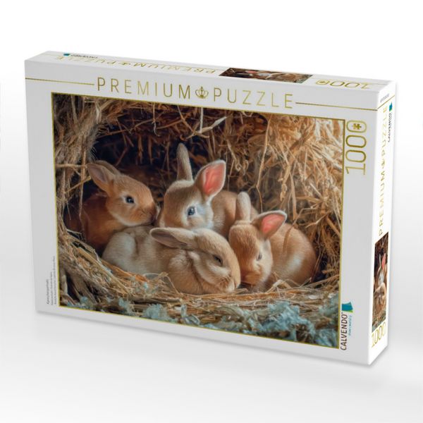 Produktbild: CALVENDO Puzzle Kaninchenportraits | 1000 Teile Lege-Gr&ouml;&szlig;e 64x48cm Foto-Puzzle f&uuml;r gl&uuml;ckliche Stunden