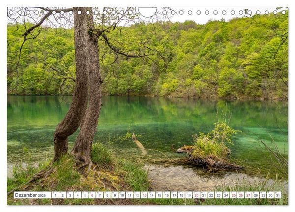 Produktbild: Welterbe in Kroatien - Plitvicer Seen (Wandkalender 2026 DIN A4 quer), CALVENDO Monatskalender