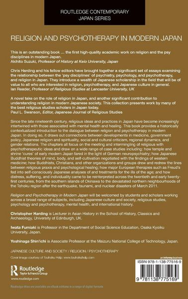 Produktbild: Religion and Psychotherapy in Modern Japan