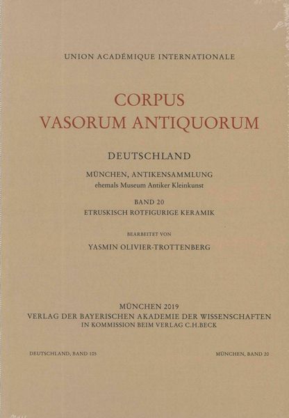 Produktbild: Corpus Vasorum Antiquorum Deutschland Bd. 105: M&uuml;nchen Band 20