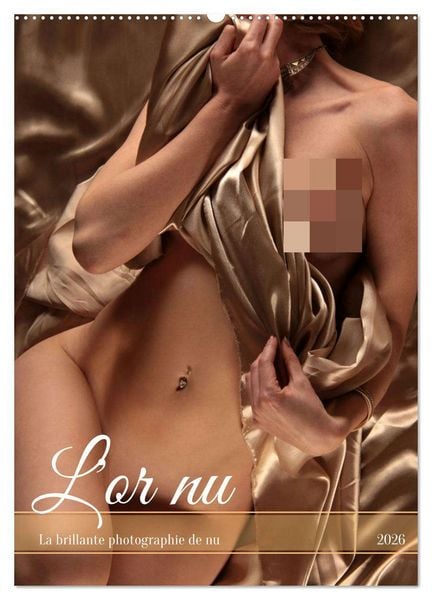 Produktbild: L'or nu (Calendrier mural 2026 DIN A2 horizontal), CALVENDO calendrier mensuel