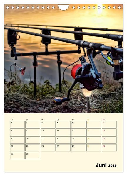 Produktbild: Angeln - extrem faszinierend (Wandkalender 2026 DIN A4 hoch), CALVENDO Monatskalender