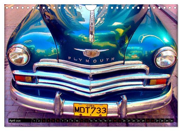 Produktbild: PLYMOUTH '50 - Ein US-Oldtimer in Havanna (Wandkalender 2026 DIN A4 quer), CALVENDO Monatskalender