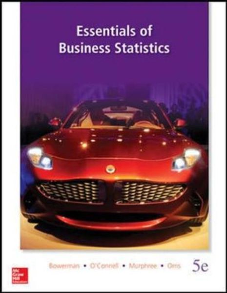 Produktbild: Bowerman, B: Essentials of Business Statistics (Int'l Ed)