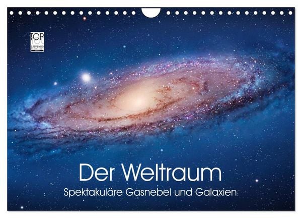Produktbild: Der Weltraum. Spektakul&auml;re Gasnebel und Galaxien (Wandkalender 2026 DIN A4 quer), CALVENDO Monatskalender