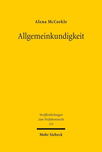 Produktbild: Allgemeinkundigkeit