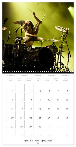 Produktbild: Drummer Action (Wall Calendar 2026 12 &times; 12 Inch) CALVENDO 12 Month Wall Calendar