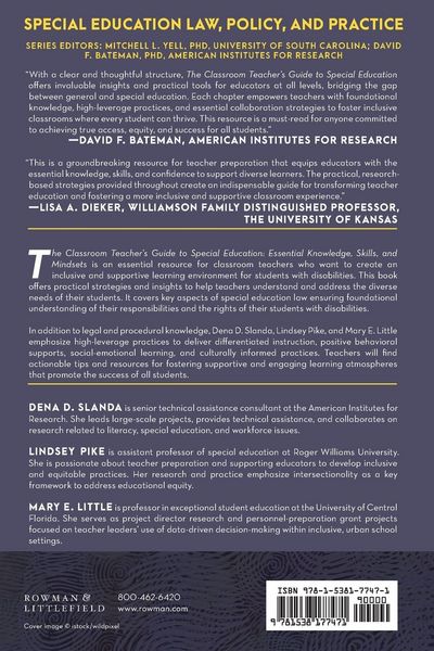 Produktbild: Classroom Teacher's Guide to Special Education