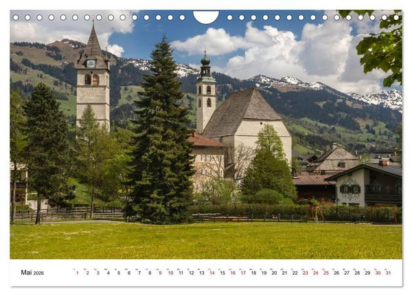Produktbild: Kitzb&uuml;hel, Sportstadt und Wanderparadies (Wandkalender 2026 DIN A4 quer), CALVENDO Monatskalender