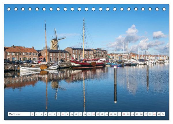Produktbild: Die ganze Vielfalt der Niederlande (Tischkalender 2026 DIN A5 quer), CALVENDO Monatskalender