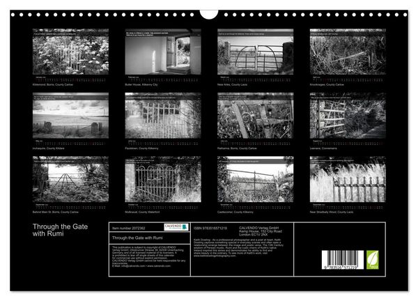Produktbild: Through the Gate with Rumi (Wall Calendar 2026 DIN A3 landscape), CALVENDO 12 Month Wall Calendar