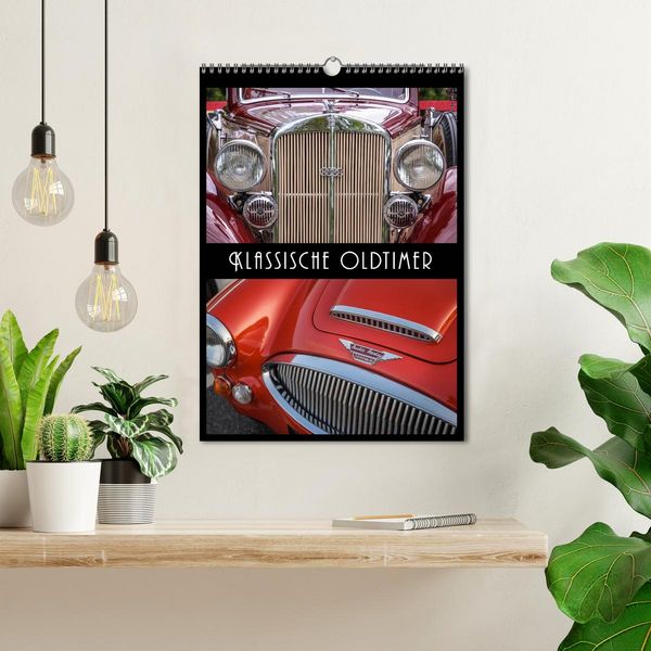 Produktbild: Klassische Oldtimer (Wandkalender 2026 DIN A3 hoch), CALVENDO Monatskalender