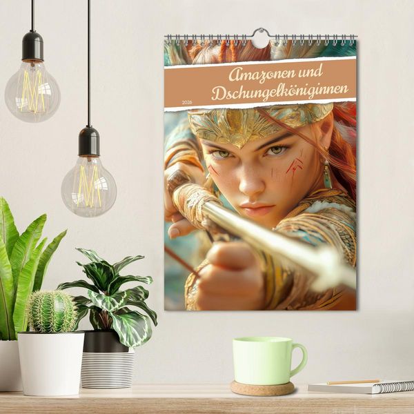 Produktbild: Amazonen und Dschungelk&ouml;niginnen (Wandkalender 2026 DIN A4 hoch), CALVENDO Monatskalender