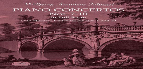 Produktbild: Mozart, W: Piano Concertos Nos. 7-10 in Full Score