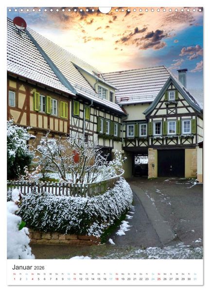 Produktbild: Rund um Fellbach (Wandkalender 2026 DIN A3 hoch), CALVENDO Monatskalender