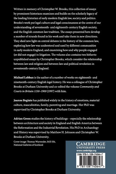 Produktbild: Law, Lawyers and Litigants in Early Modern England