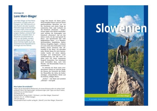 Produktbild: MICHAEL M&Uuml;LLER Reisef&uuml;hrer Slowenien