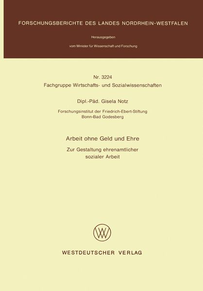 Produktbild: Arbeit ohne Geld und Ehre